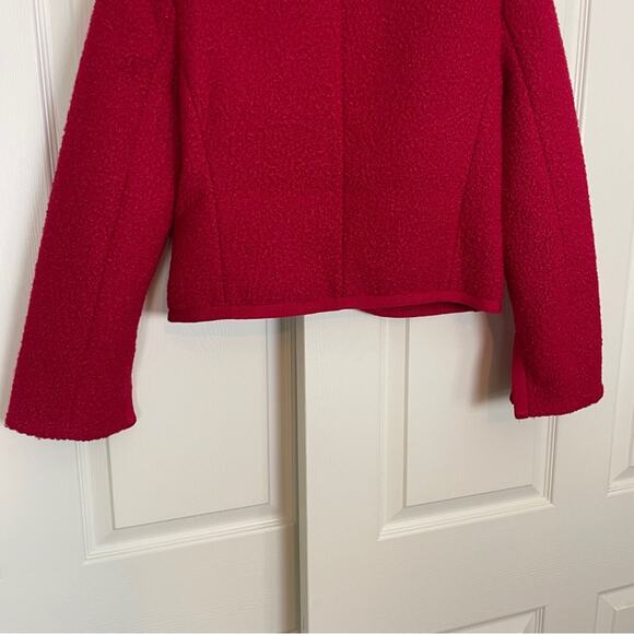 Cinq a Sept Junia Jewel Button Boucle Textured Cropped Jacket NWT - Picture 7 of 10